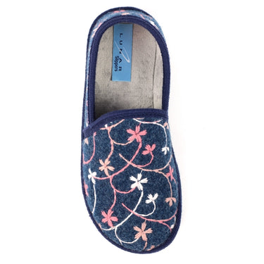 Lunar Gibson Navy Slippers