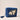 Elizabeth Scarlett Baby Elephant Conservation Navy Velvet Wash Bag