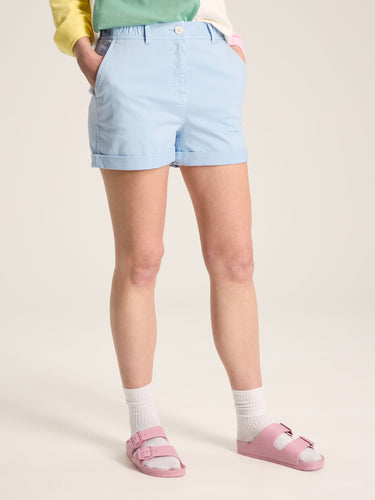 Joules Ladies Chino Shorts in Light Blue
