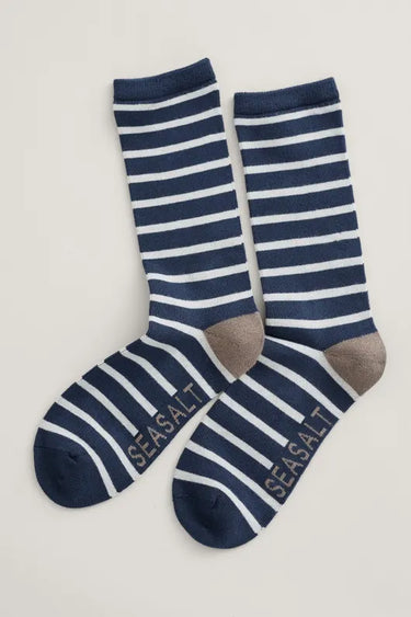 Seasalt Women's Sailor Socks - Breton Magpie