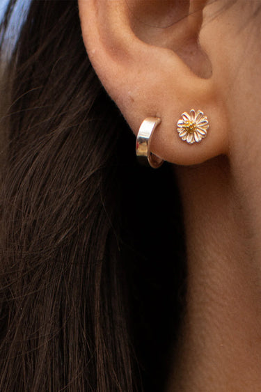Estella Bartlett Silver Plated Mini Wildflower Earrings