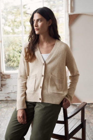 Seasalt Senara Merino-Blend Cardigan in Aran