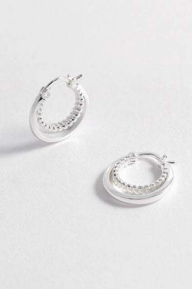 Estella Bartlett Double Twisted Hoop Earrings