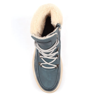 Lunar Evelyn Mid Blue Waterproof Boots