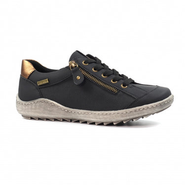 Lunar Sloan Black Waterproof Trainers