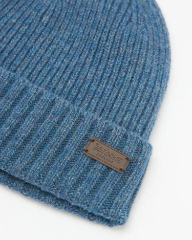 Barbour Carlton Beanie Hat in Dark Denim