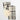 Barbour Women's Dover Beanie Scarf Set in Monochrome Tartan