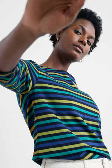 Seasalt Sailor 3/4 Sleeve Top in Cornish Emulsion