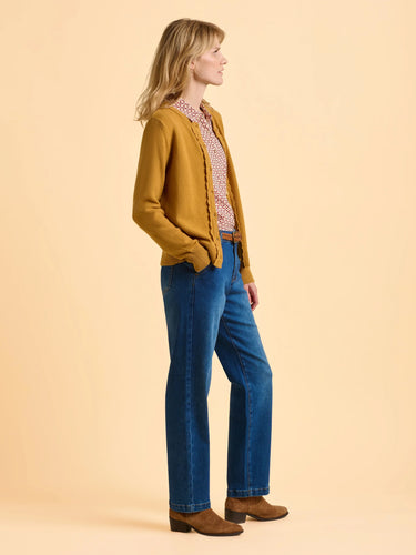 Brakeburn Crescent Cardigan in Yellow