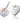 Clogau Cariad® Sterling Silver Stud Earrings - 3SCE012
