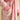 Joules Matilda Pink and White Fleece Lined Dressing Gown