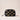 Elizabeth Scarlett Honey Bee Velvet Makeup Bag - Charcoal