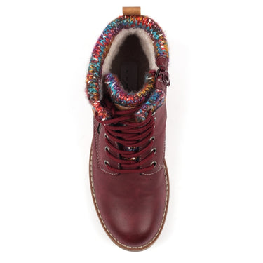 Lunar Tabasco Burgundy Waterproof Boot
