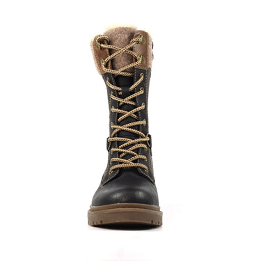 Lunar Cambridge Black Ice Grip Waterproof Boots
