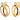 Emozioni Collection Yellow Gold Reversible Coin Keeper 25mm