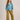 White Stuff Marley Linen Blend Top in Blue