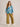 White Stuff Marley Linen Blend Top in Blue