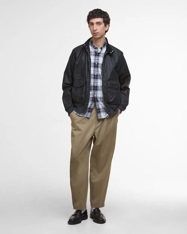 Barbour Men's Modern Royston Waxed Jacket in Navy
