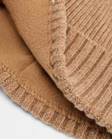 Barbour Carlton Beanie Hat in Military Brown