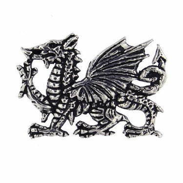 Pewter Welsh Dragon Brooch