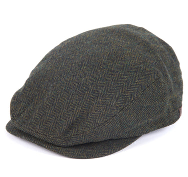 Barbour Men's Barlow Flat Cap in Olive