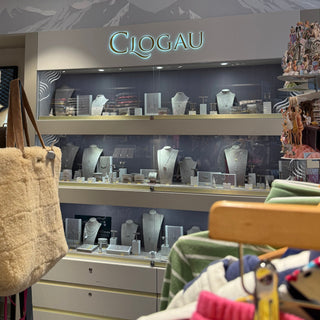 Clogau jewellery inside the Anna Davies Conwy shop