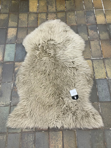 Large Sheepskin Rug In Taupe Colour