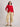 White Stuff Lulu Crew Neck Long Sleeve Cardi in Red
