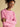 Joules Pink Classic Crew Neck Cotton Cable Knit Jumper