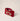 Elizabeth Scarlett Enchanted Heart Rouge Velvet Mini Pouch
