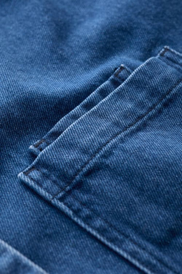 Seasalt Reading Rocks Denim Jacket in Mid Wash High Twist