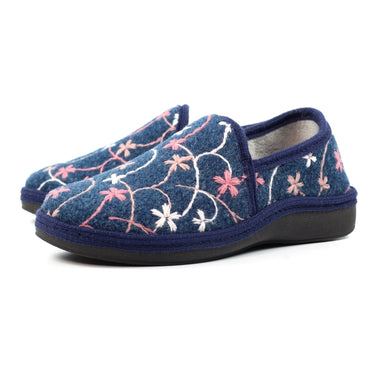 Lunar Gibson Navy Slippers