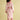 Joules Matilda Pink and White Fleece Lined Dressing Gown