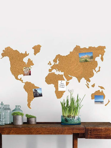 Corkboard World Map