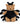 Jellycat Bartholomew Bear 'Spider'
