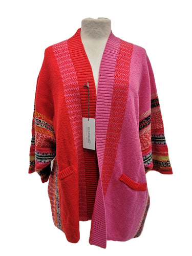 Eribe Montrose Blanket Coat in Scarlet