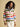 Joules Eva Cream Multi Bright Striped Borg Fleece Jacket