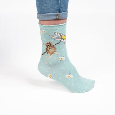 Wrendale 'Oops a Daisy Mouse' Socks
