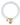 Xuxa White Jade Stone Natural Beaded Charm Bracelet