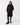 Joules Rosewell Black Longline Diamond Quilted Showerproof Coat