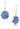 Forget Me Not Full Moon Earrings