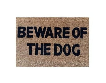 Besp-Oak Beware Of The Dog Mat