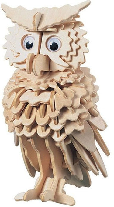 Quay owl wooden construction kit.