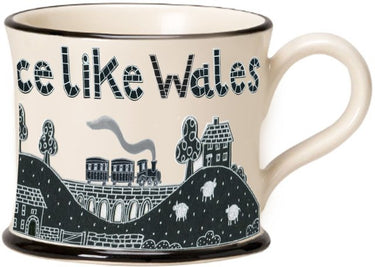 Moorland Pottery 'There's No Place Like Wales' Mug