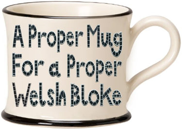 Moorland Pottery 'A Proper Welsh Bloke' Mug