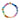 Xuxa Multicoloured Rainbow Natural Stone and Glass Beaded Charm Bracelet
