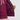 Cotopaxi Women's Fuego Down Hooded Jacket in Blackberry and Jam