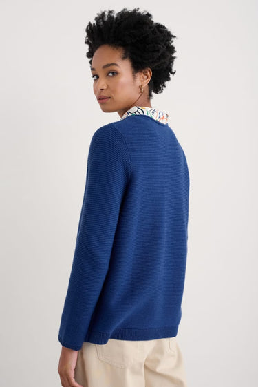 Seasalt Makers Jumper in Washed Marine