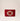 Elizabeth Scarlett Enchanted Heart Rouge Velvet Mini Pouch