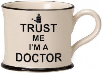 Moorland Pottery 'Trust Me I'm a Doctor' Mug Doctor